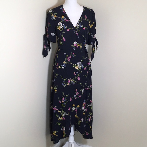 oasis wrap midi dress